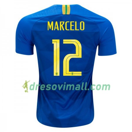 Brazil Marcelo 12 Gostujući Nogometni Dresovi Svjetsko prvenstvo 2018